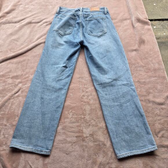 Pistola women wide straight Leg Jeans size 27 Revolve Anthropologie trendy blue - Picture 2 of 15